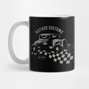 Cars Hotroad Customs Vintage Mug